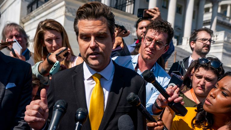 Republikaaniedustaja Matt Gaetz uskoo, että hän saa tarpeeksi tukea Kevin McCarthyn savustamiseksi pois paikaltaan.