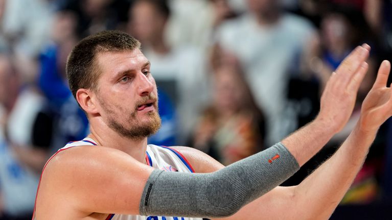 Nikola Jokic Suomi-tappion jälkeen.