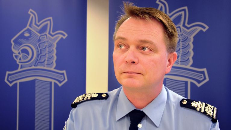 Kari Puolitaival, polischef i Österbotten.