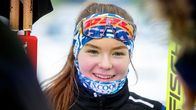 Minja Korhonen yhdistetyn sekajoukkuekisan jälkeen.