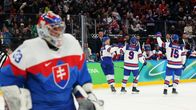 USA juhlii maalia olympiavälierässä Slovakiaa vastaan.