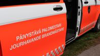 brandbilar vid hus i Kapellhamnen