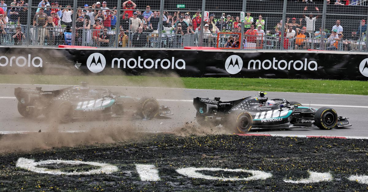 Är det en spricka i Mercedes? Stallchefen röt till på radion efter het kamp mellan Russell och Antonelli