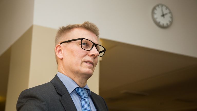 Kimmo Tiilikainen työ- ja elinkeinoministeriössä 4.1.2018.