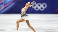 Iida Karhunen taitoluistelun vapaaohjelmassa olympialaisissa.