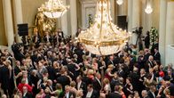 Tasavallan presidentin itsenäisyyspäivän juhlavastaanotto Presidentinlinnassa 2017.
