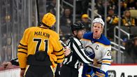 Jevgeni Malkin ja Rasmus Dahlin.