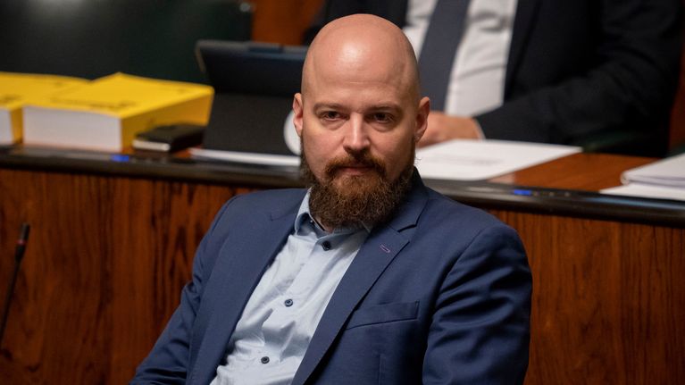 Mikko Kärnä eduskunnassa 24.10.2019