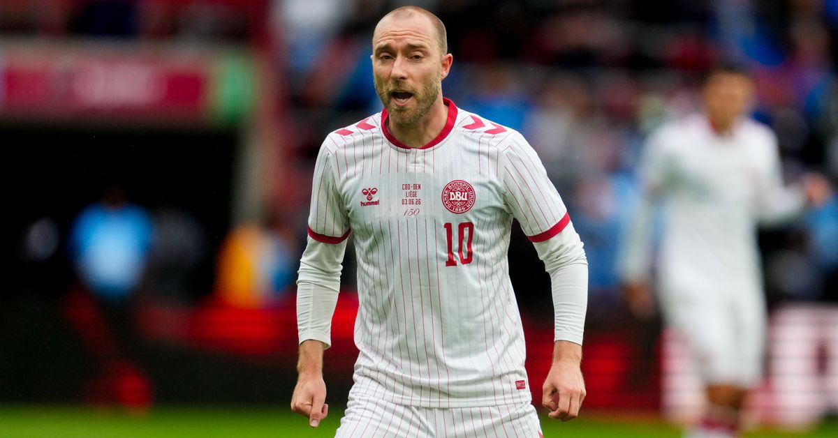 Christian Eriksen föll ihop igen under en landskamp – är vid