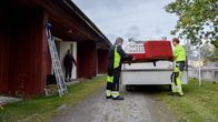 Lägenhet görs i ordning för flyktingfamilj i Nagu. 