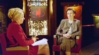 Tellervo Koivisto Maarit Tastulan vieraana Punainen lanka -ohjelmassa 1999.