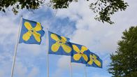Kimitoöns kommunflagga.
