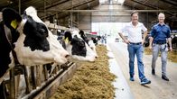 Hollannin pääministeri Mark Rutte (toinen oikealta) vieraili maitotilalla Koudumissa ennen neuvottelujaan maanviljelijöiden kanssa päästötoimista huhtikuussa 2022.