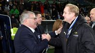 KuPSin pääomistaja Ari Lahti ja päävalmentaja Jarkko Wiss.