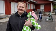 Eveliina Eskola lastensa kanssa Rovaniemellä.
