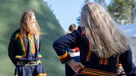 Jekora Vornanen, Annakaisa Ek Metsäsaamelaisten päivillä 18.7.2025.