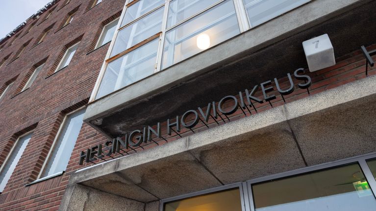 The entrance to the Helsinki Court of Appeal.