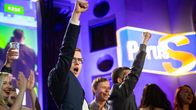 Eduskuntavaalit 2019. Perussuomalaisten vaalivalvojaiset. PS-Nuorten puheenjohtaja Asseri Kinnunen.