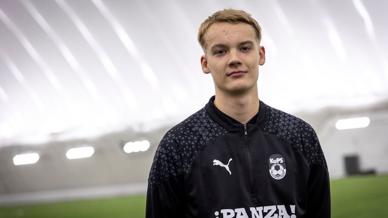 KuPSin uusi pelaaja Samuel Pasanen.