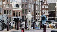 Katunäkymää Amsterdamista.