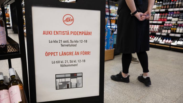 mainos alkon sisällä