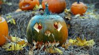 Kurpitsa Puotilan kartanolla Halloweeks-tapahtumassa.