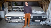 Ossi Berg, autoharrastaja. Kuvattu Kivistössä.