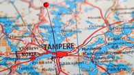 Karta över Tammerfors.