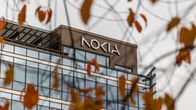 Photo shows Nokia's offices in Espoo.