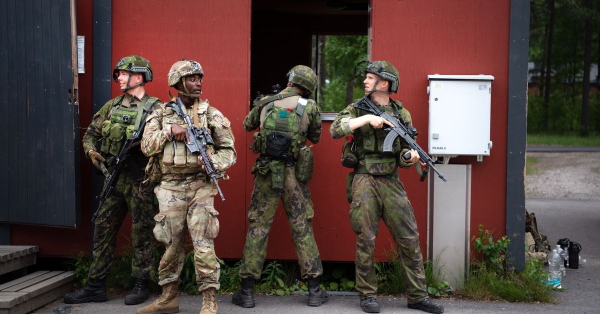 US soldiers train with Finnish forces in Helsinki