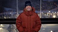 Freeskilaskija Anni Kärävä Rukalla joulukuussa 2024. 