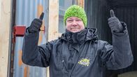 Pyroteknikko Teppo Hakkairainen.