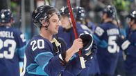 Sebastian Aho Leijonien paidassa.