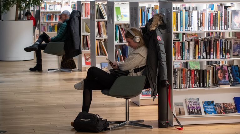 Oodi. Helsingin keskustakirjasto. 