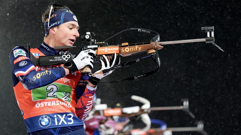 Eric Perrot vid skjutvallen.