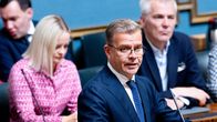 Photo shows Petteri Orpo in parliament.