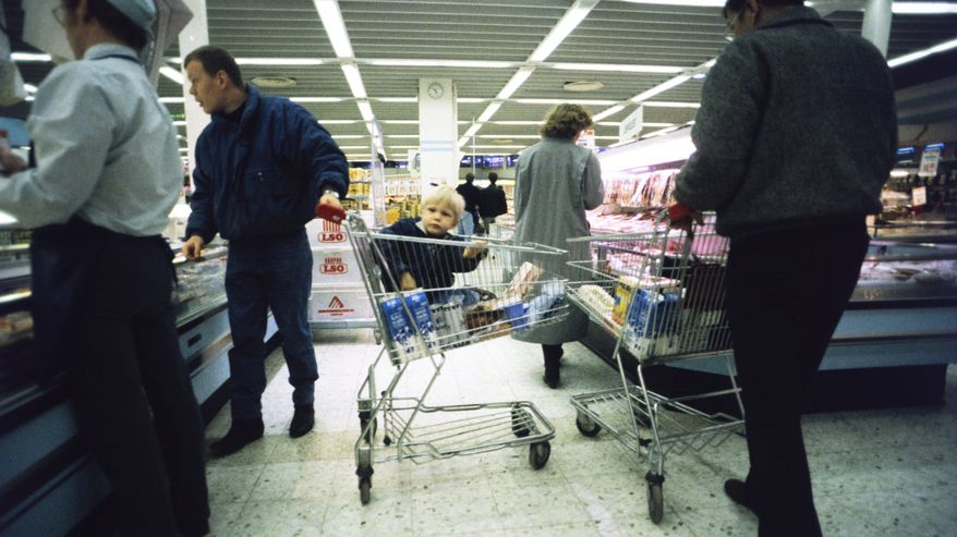 Itäkeskus 1990-luvulla.