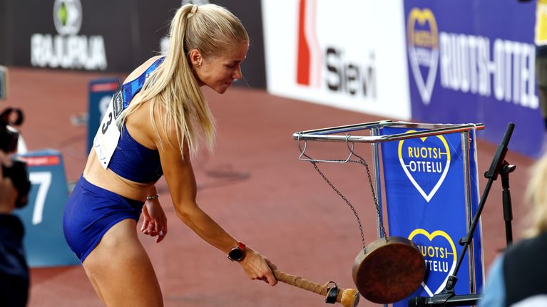 Juoksija Alisa Vainio.