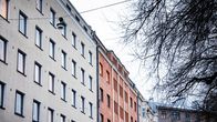 Kerrostaloja kaupunkimaisemassa.