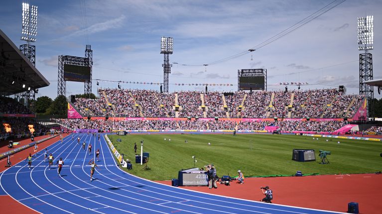 Birminghamin yleisurheilustadion.