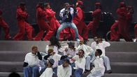 Kendrick Lamar esiintymislavalla.