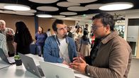 Photo shows participants at a employment programme.