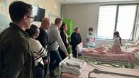 Suomen eduskunnan sosiaali- ja terveysvaliokunta tutustui Kiovassa lastensairaalaan.