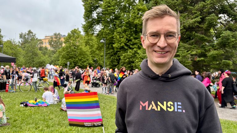 Manse Priden suojelija Oras Tynkkynen.
