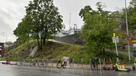 Samppalinnan maauimalan rinne kesäkuussa 2025.