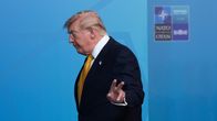 Yhdysvaltain presidentti Donald Trump Nato-kokouksessa Turkin Ankarassa.