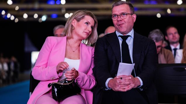 Maggie Järvinen ja Petteri Orpo.