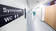 Kymenlaakson keskussairaalan synnytysosaston suuntaviittoja.