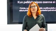 Servicefacket Pam:s ordförande Annika Rönni-Sällinen.