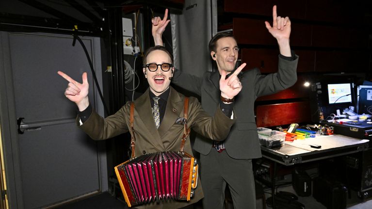 Axel Åhman och Kevin Holmström från KAJ.